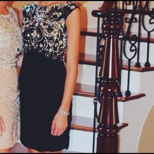 Black cocktail dress